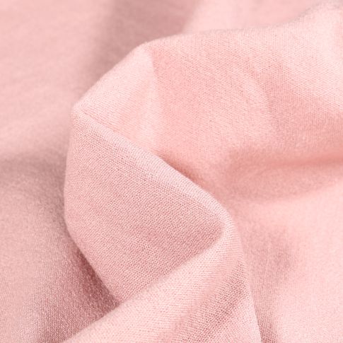 Tissu Viscose texturé uni Maxima Rose nude