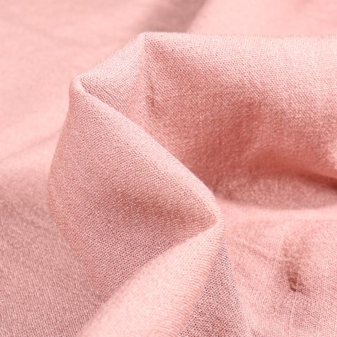 Tissu Viscose texturé uni Maxima Rose pastel