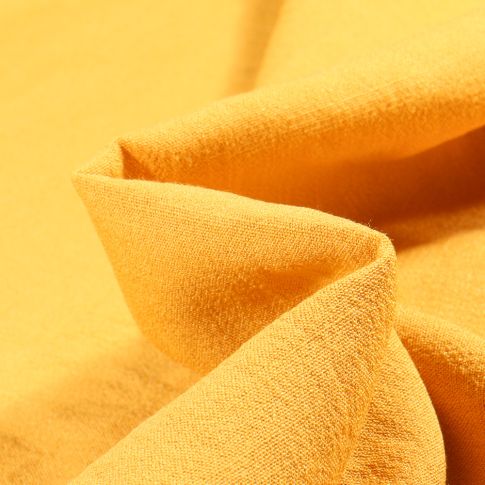 Tissu Viscose texturé uni Maxima Ocre