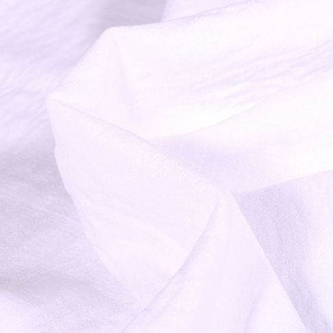 Tissu Viscose texturé uni Maxima Blanc