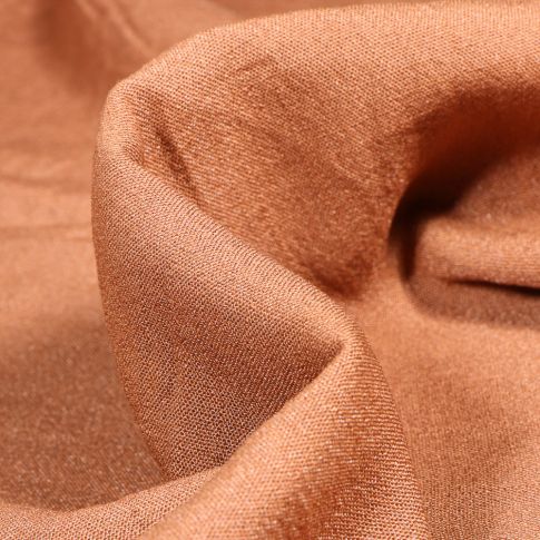Tissu Viscose texturé uni Maxima Camel