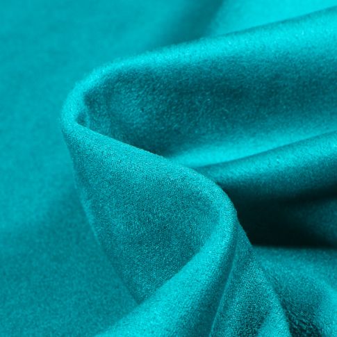 Tissu Suédine Scuba uni Capri Bleu turquoise