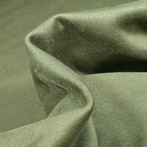 Tissu Suédine Scuba uni Capri Vert amande