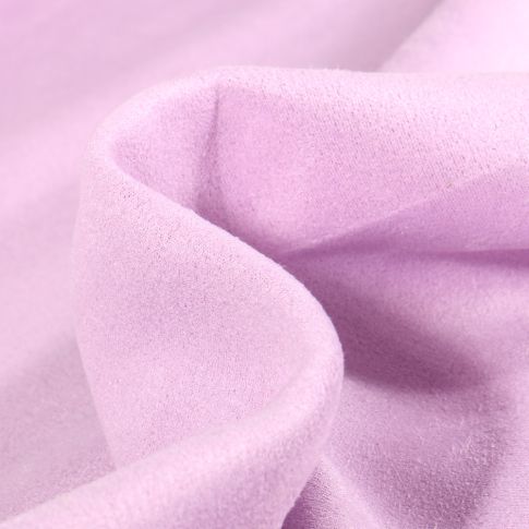 Tissu Suédine Scuba uni Capri Lilas