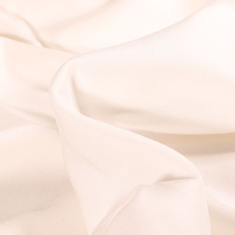 Tissu Viscose extensible uni Blanc cassé