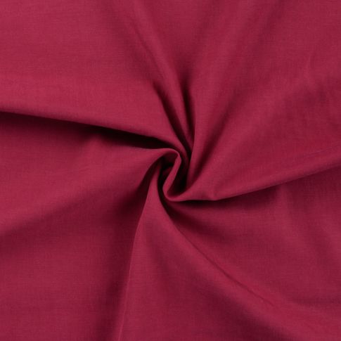 Tissu Lyocell uni Bordeaux