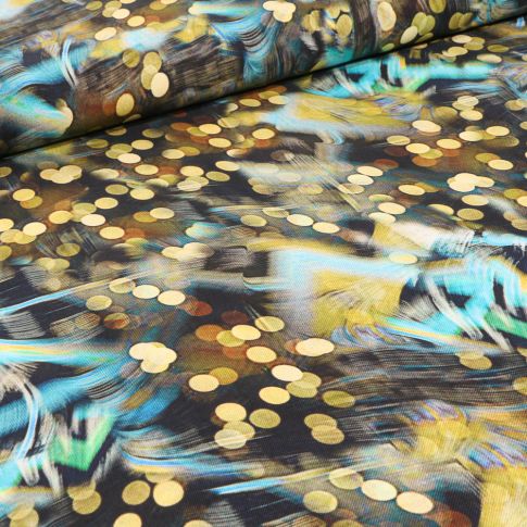 Tissu Cupro Carmela Noir