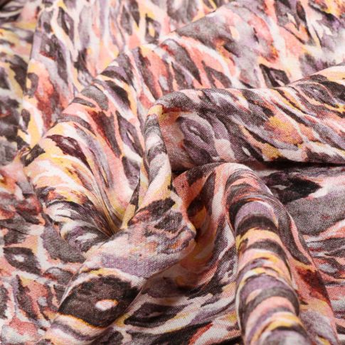Tissu Viscose Linda  Rose nude