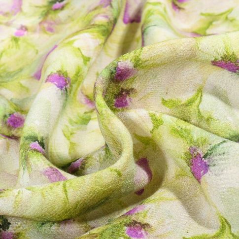Tissu Viscose Jan Vert