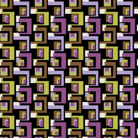 Tissu Polyester Stretch Cube Violet
