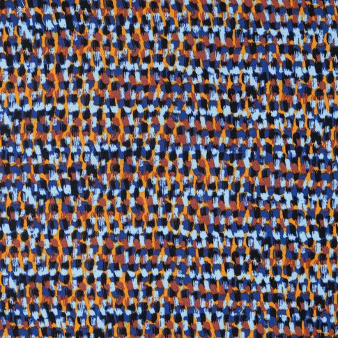 Tissu Viscose Twill Mio sur fond Bleu