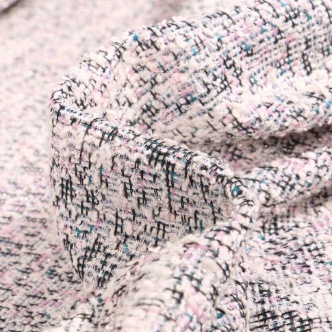 Tissu Tweed Rachel Rose