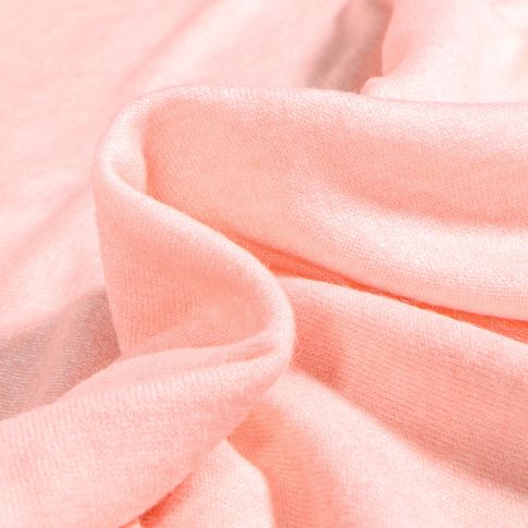 Tissu Maille viscose extensible Angel Rose poudré