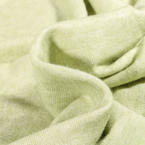 Tissu Maille polyviscose extensible Angel Vert chiné
