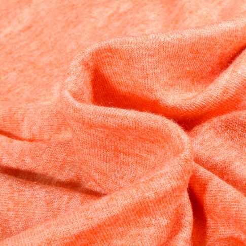 Tissu Maille polyviscose extensible Angel Orange