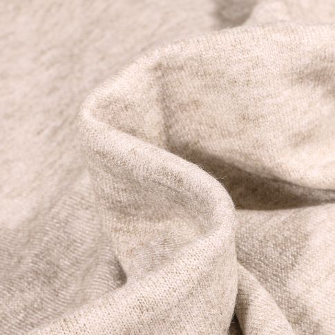 Tissu Maille viscose extensible Angel Beige sable