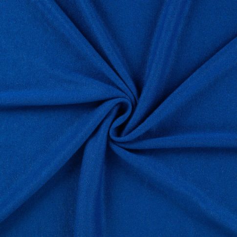 Tissu Maille Jersey Lurex chiné Bleu roi