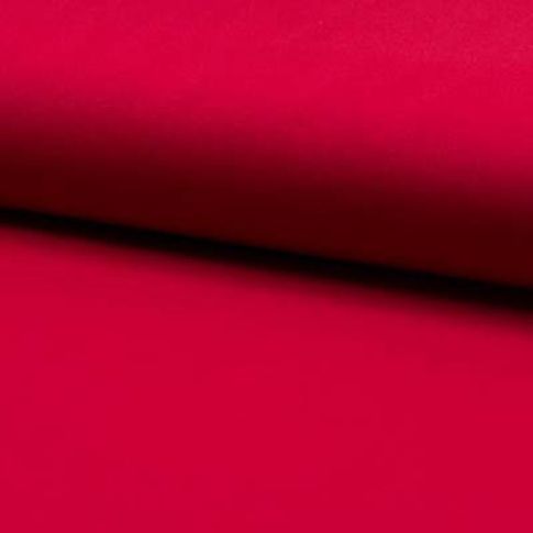 Tissu Bengaline Viscose stretch uni Rouge