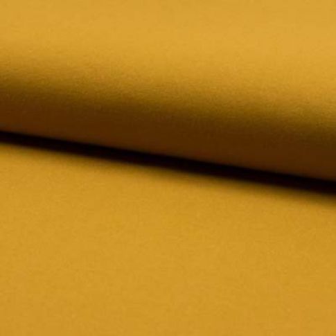 Tissu Bengaline Viscose stretch uni Moutarde