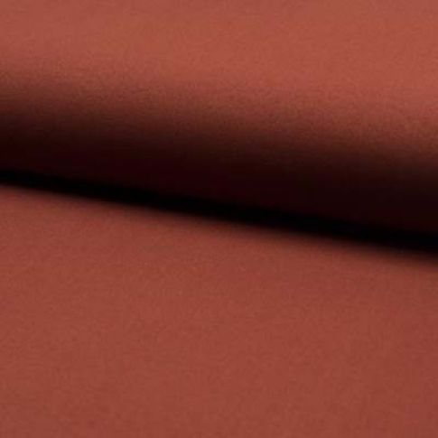Tissu Bengaline Viscose stretch uni Terracotta