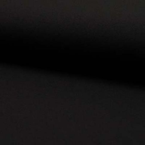 Tissu Bengaline Viscose stretch uni Noir