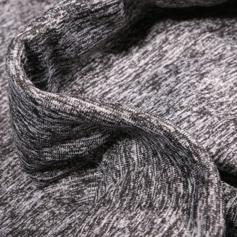 Tissu Jersey Milano Chiné sur fond Gris