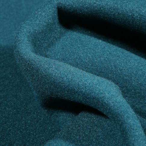 Tissu Drap de manteau Glasgow Bleu pétrole