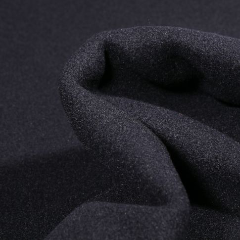 Tissu Drap de manteau Glasgow Bleu nuit