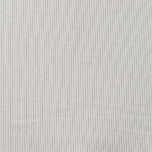 Tissu Velours côtelé lavé uni Ecru