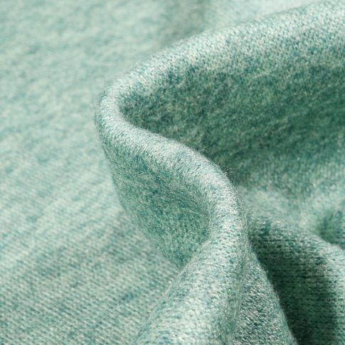 Tissu Maille polyviscose Candy chiné Vert menthe