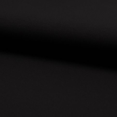 Tissu Bengaline Super stretch uni Noir