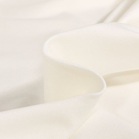 Tissu Jersey Milano uni pailleté Blanc cassé