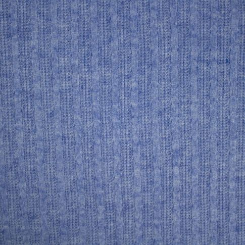 Tissu Maille Jersey Cloë sur fond Bleu lavande