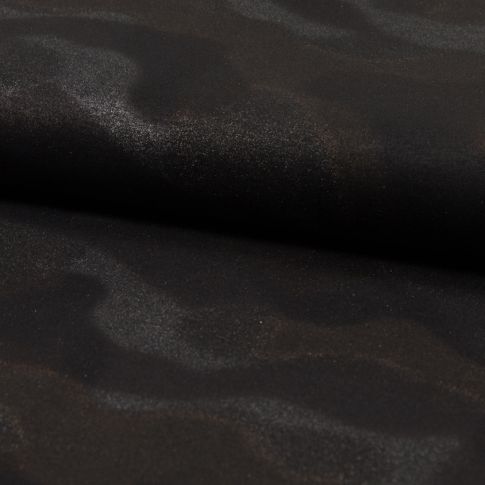 Tissu Bengaline imprimé Chantei Noir