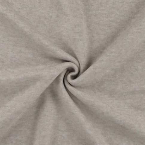 Tissu Maille Viscose lourde Maelis uni  Beige chiné
