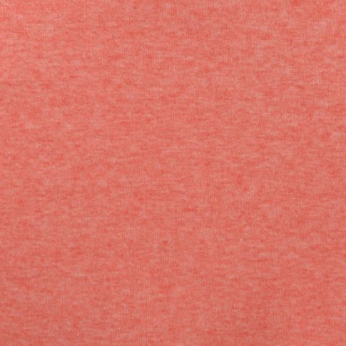 Tissu Maille Jersey chiné Corail