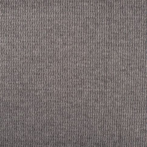 Tissu Maille côtelé Lurex uni Gris anthracite