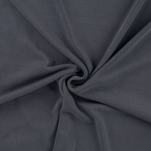 Tissu Modal uni Bleu denim