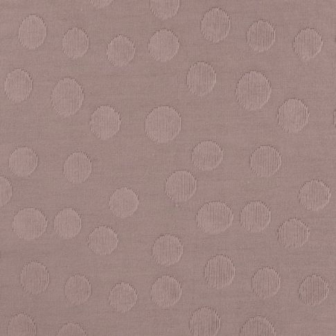Tissu Maille Jersey Dots en relief sur fond Rose nude