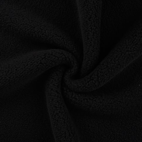 Tissu Fausse fourrure Curly Noir