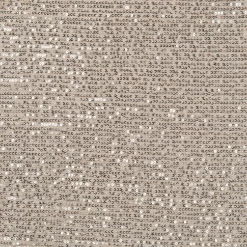 Tissu Sequins verticaux uni Beige