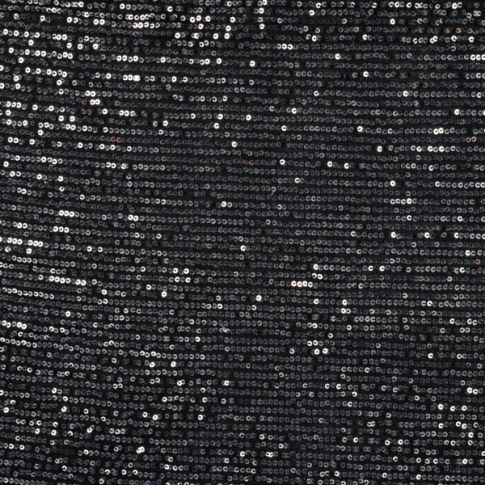 Tissu Sequins verticaux uni Gris anthracite