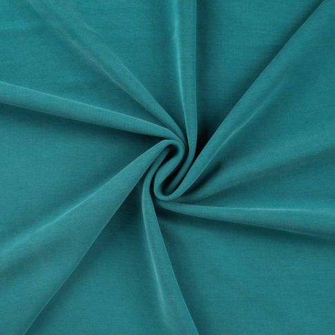 Tissu Jersey Modal satiné uni Vert canard