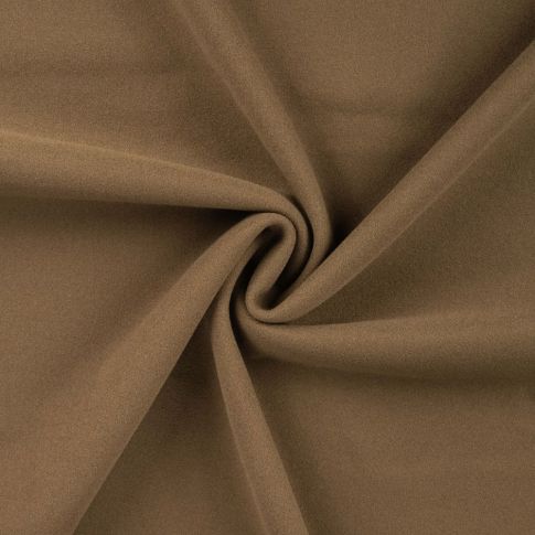 Tissu Drap de manteau Colombia uni Camel