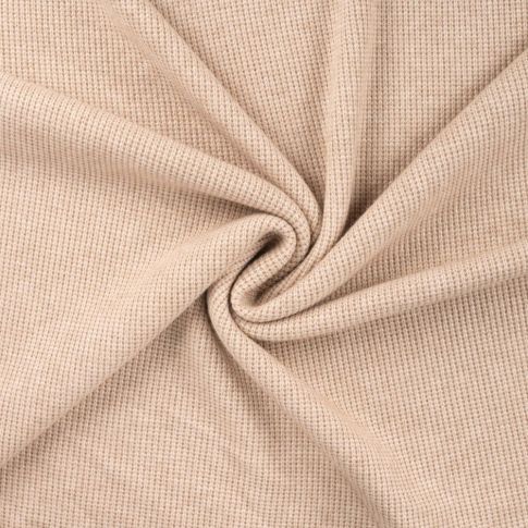 Tissu Maille Jersey Tricot uni Naturel