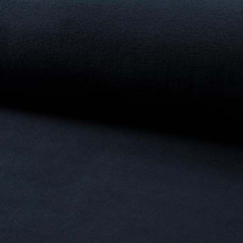 Tissu Polaire doux uni Bleu marine