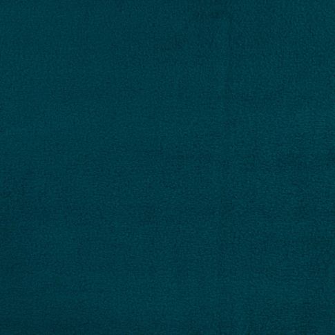 Tissu Polaire doux uni Bleu paon