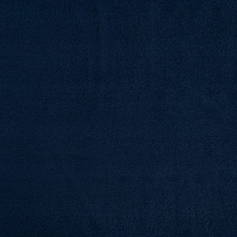 Tissu Polaire doux uni Bleu marine