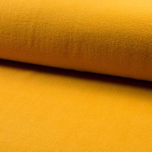 Tissu Polaire doux uni Jaune