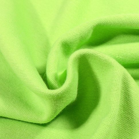 Tissu Jersey Bord côte uni Vert anis